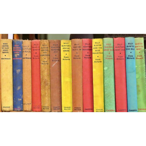 820 - A small library of Bunter books by Frank Richards, in colourful cloth bindings, all first editions e... 