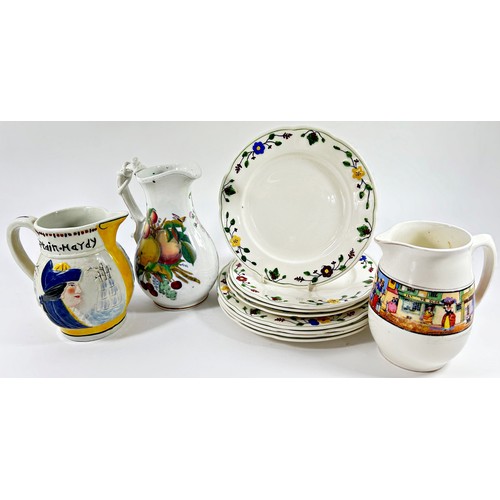 148 - miscellaneous ceramics including Royal Winton sundae dishes, ginger jars, Carltonware etc.