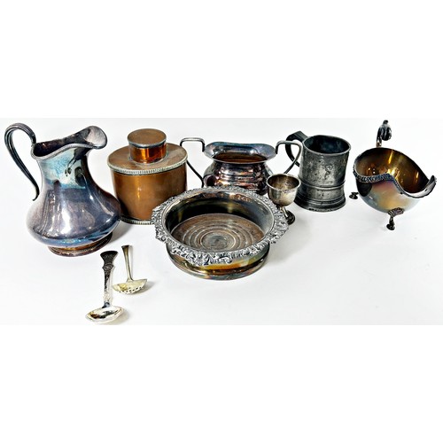 203 - A quantity of silver plated tableware including toast racks, candelabra, tureens, loose bone handled... 