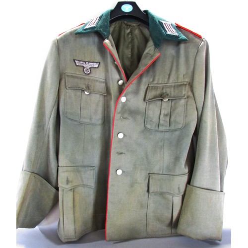 617 - WWII German army tunic/jacket belonging to Otto Studte.
Otto Stude was WWII Elite German Officer.
Do... 