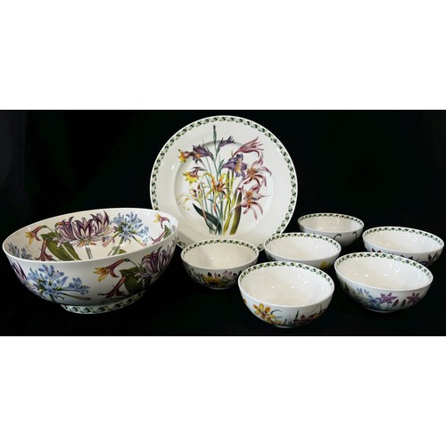 1 - A large collection of contemporary Portmeirion dinner and tea wares, six person setting, The Ladies ... 