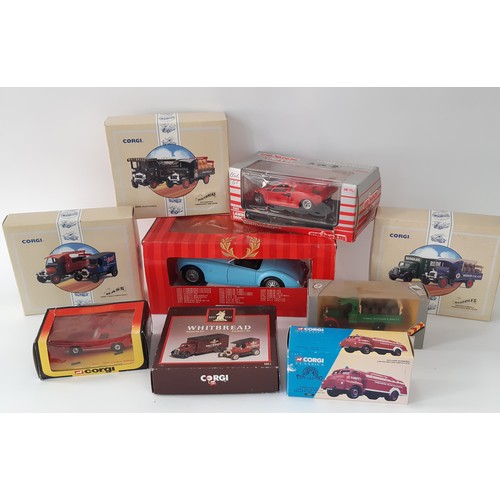 904 - 9 boxed model vehicles including Corgi Regional  Brewery box sets, a boxed Classic car by Tonka/ Pol... 