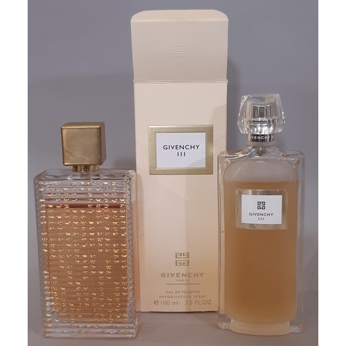 917 - A mixed lot comprising part bottles of perfume including Cinema by Yves Saint Laurent and Givenchy I... 