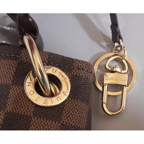 13 - Large handbag in the style of a Louis Vuitton Artsy bag, featuring a single handle with  braided det... 