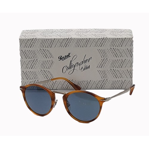 14 - A pair of Calligraphy Edition sunglasses 'Striped Brown' by Persol model P03166S, size 51-22-145, un... 