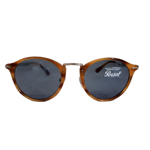 14 - A pair of Calligraphy Edition sunglasses 'Striped Brown' by Persol model P03166S, size 51-22-145, un... 