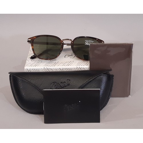 22 - A pair of 'Havana' Calligraphy Edition sunglasses by Persol model P03186S, size 51-21-145, unused wi... 