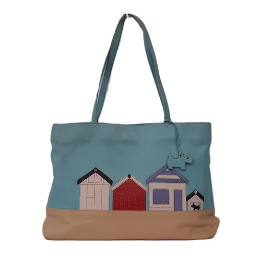 112 - Radley 'Beach Hut' Tote Bag 2002; this was Radley's first signature bag and features 4 beach huts an... 