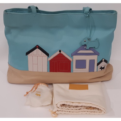 112 - Radley 'Beach Hut' Tote Bag 2002; this was Radley's first signature bag and features 4 beach huts an... 