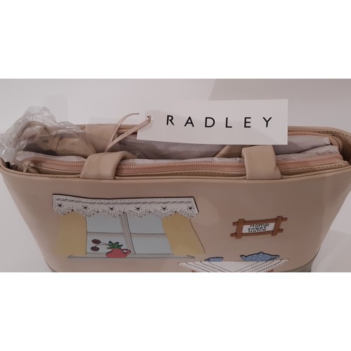 121 - Radley 'Home Sweet Home' 2006 Grab Bag; new and with contents never unpacked, with tags, leather cre... 