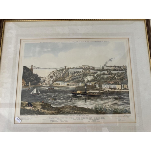 1854 - (Local Interest) Five 19th century and later Bristol related prints and others, to include: 'Clifton... 