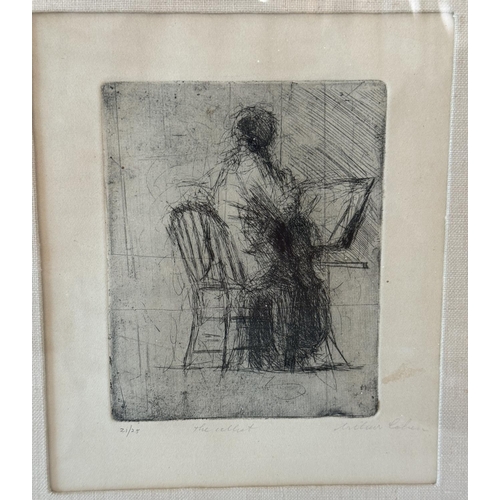 1871 - Arthur Morris Cohen (American, Post-War, 1928-2012) - Figure seated at a drafting table, limited edi... 