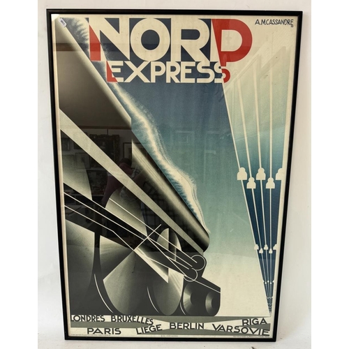 1905 - A poster for Nord Express Railway - After the original 1927 Art Deco poster design by Adolphe Mouron... 