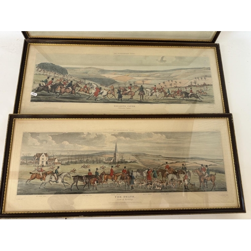 1906 - Thomas Sutherland After Henry Alken - A set of four hunting prints titled 'The Leicestershire Covers... 