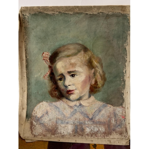 1936 - Four 20th Century/Post-War Oil Paintings, to include: Boris Buchet (1917-1999) - Portrait of a seate... 