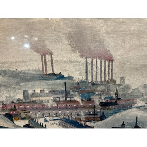 1892 - Laurence Stephen Lowry (British, 1887-1976) - 'Industrial Panorama', signed in pencil 'L.S.Lowry' lo... 