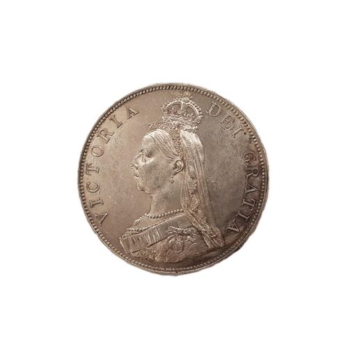 233 - Victoria, 1837-1901. Double Florin, 1887. Arabic 1 in date. Jubilee Bust. (1 coin)