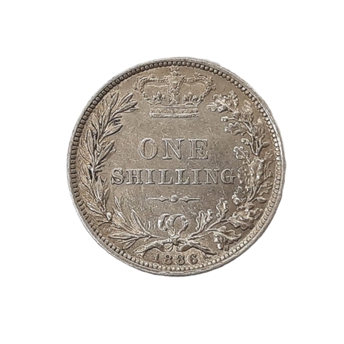 241 - Victoria, 1837-1901. Shilling, 1886. Young Head. (1 coin)