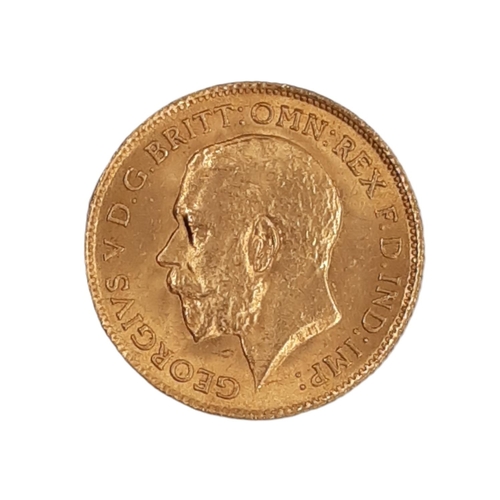 255 - George V, 1910-36. Half Sovereign, 1914. (1 coin)