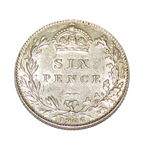 250 - Edward VII, 1902-10. Sixpence, 1906. (1 coin).