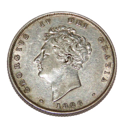 220 - George IV, 1820-30. Shilling, 1826. (1 coin).