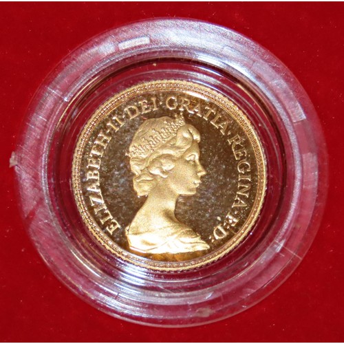 269A - Elizabeth II, 1952-2022. Proof Half Sovereign, 1980, in Royal Mint box of issue. (1 coin).