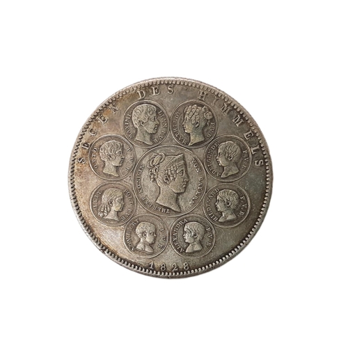 279 - German States. Bavaria. Ludwig I. Thaler, 1828. ‘Family’ commemorative issue. (1 coin)