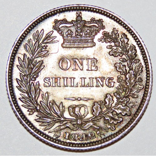 238 - Victoria, 1837-1901. Shilling, 1842. Young Head. (1 coin)