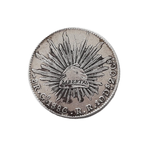 293 - Spain. 8 Reales, 1886. (1 coin).