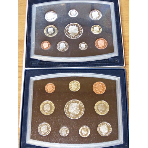 408 - Ten Royal Mint Annual Proof Coin Collection Sets, comprising years 1993 1994, 1995, 1996, 1999 x 2, ... 