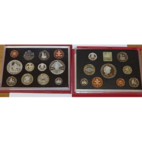 408 - Ten Royal Mint Annual Proof Coin Collection Sets, comprising years 1993 1994, 1995, 1996, 1999 x 2, ... 