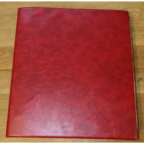 410 - A red collecting folder containing an assortment of English silver and copper coins, Charles II, Geo... 