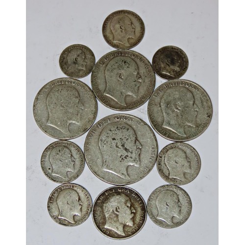 428 - A mixed group of pre-1920 English silver coinage, mostly Halfcrowns, 460g approx (gross weight).