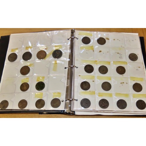 445 - Two blue ‘collecta’ coin albums containing mixed British coinage to to include part date runs of Vic... 