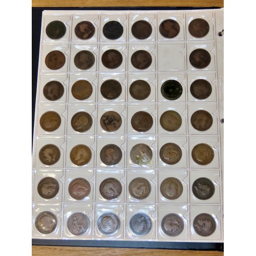 445 - Two blue ‘collecta’ coin albums containing mixed British coinage to to include part date runs of Vic... 