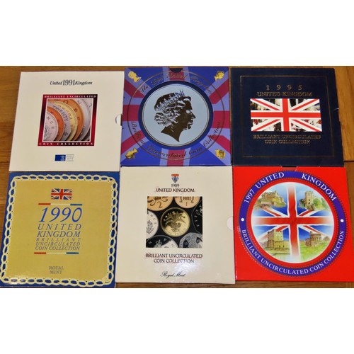 449 - Royal Mint and other cased commemorative and collectable coins to include the ‘All Change’ 25th Anni... 