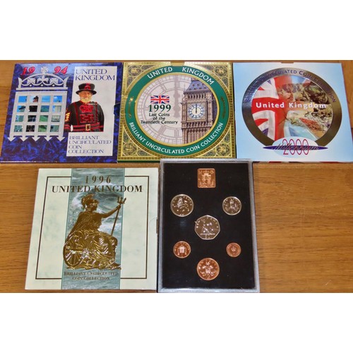 449 - Royal Mint and other cased commemorative and collectable coins to include the ‘All Change’ 25th Anni... 