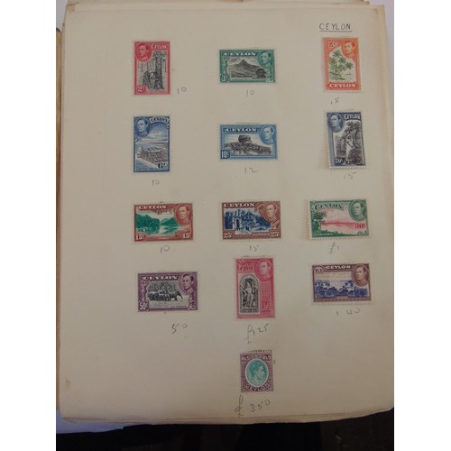 135 - Strand album together with a Gay adventurer album.  Mixed mint and used noted useful Indo-China, Cey... 