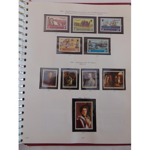 138 - SG pre-printed album containing an almost complete collection of Guernsey & Jersey mostly mint or u/... 