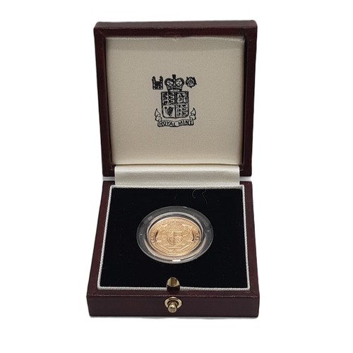 263A - Elizabeth II (1952 - 2022) sovereign, commemorative 500th Anniversary of The First Gold Sovereign, 1... 