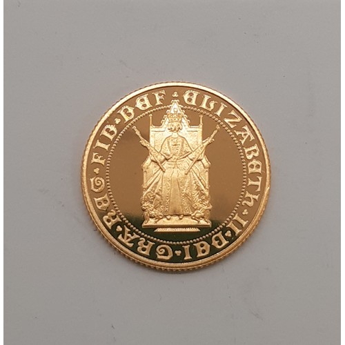 263A - Elizabeth II (1952 - 2022) sovereign, commemorative 500th Anniversary of The First Gold Sovereign, 1... 