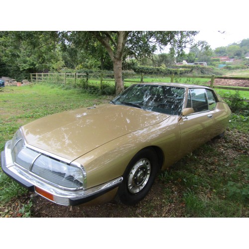 1 - 1972 Citroën SM ‘Maserati’
Left hand drive. 
Manual Transmission.
Registration number: MCY 350L
Gold... 