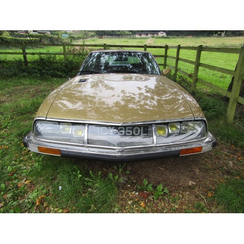 1 - 1972 Citroën SM ‘Maserati’
Left hand drive. 
Manual Transmission.
Registration number: MCY 350L
Gold... 