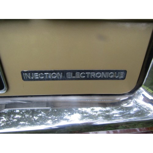 1 - 1972 Citroën SM ‘Maserati’
Left hand drive. 
Manual Transmission.
Registration number: MCY 350L
Gold... 