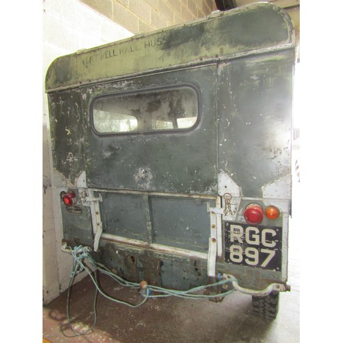 3 - Military Interest: 1956 Split Screen Series One Safari Hard Top Landrover

With rear ‘up and over’ t... 