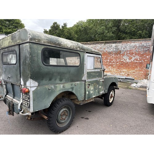 3 - Military Interest: 1956 Split Screen Series One Safari Hard Top Landrover

With rear ‘up and over’ t... 