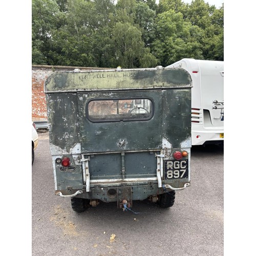 3 - Military Interest: 1956 Split Screen Series One Safari Hard Top Landrover

With rear ‘up and over’ t... 