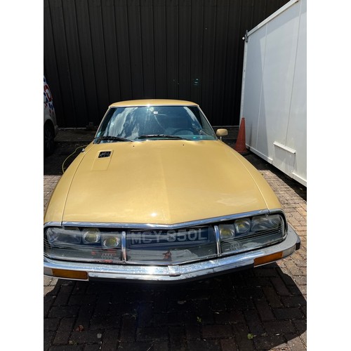 1 - 1972 Citroën SM ‘Maserati’
Left hand drive. 
Manual Transmission.
Registration number: MCY 350L
Gold... 