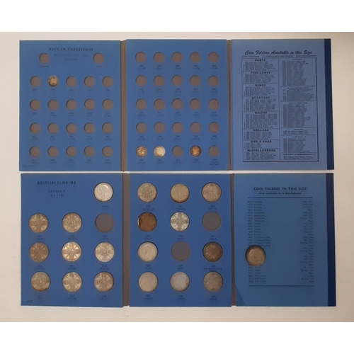 400 - A collection of 20 Whitman Great Britain coin folders, comprising: Halfcrowns 8012, 8013, pennies 96... 