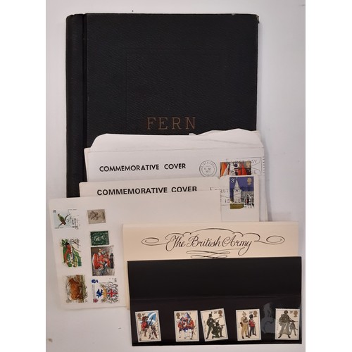 153 - Fern album containing GB and some commonwealth stamps